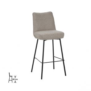 Tabouret de Bar Lennon 46x55x96 cm