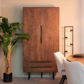 Armoire Rio 2-Portes 100x40x200 cm