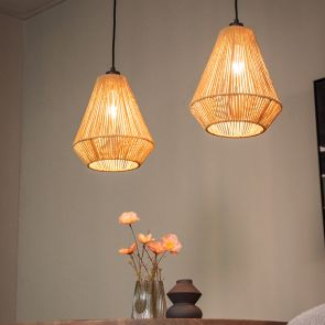 Lampe Suspendue Ibiza Diamond 2-Lumiere 80x33x150 cm