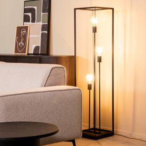 Vloerlamp Tetto Zwart 30x30x135 Cm Perspectief