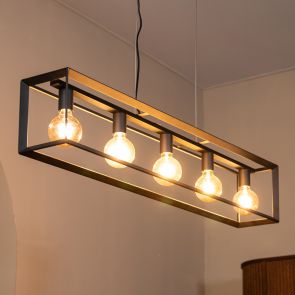 Hanglamp Tetto 120x20x141 Cm Perspectief