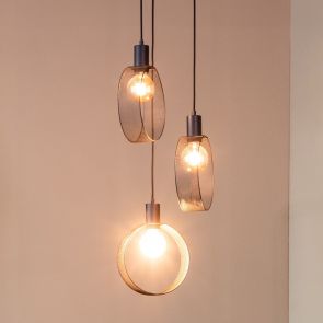 Hanglamp Ronda 3-Lichts 80x30x150 Cm Perspectief