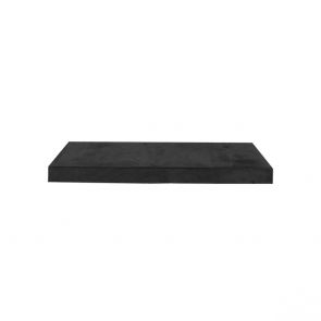Blad Restauranttafel Zwart Mangohout 70x70x5 cm 1