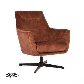 Fauteuil Pivotant Toby 75x80x85 cm