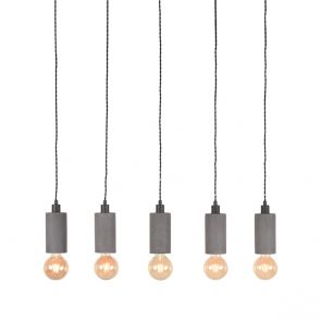 Lampe Suspendue Fresco 5-Lumiere 80x9x120 cm