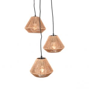 Lampe Suspendue Ibiza Diamond 3-Lumiere 30x30x150 cm