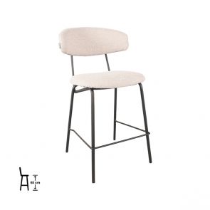 Tabouret de Bar Zack 53x57x95 cm