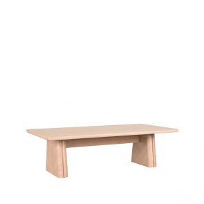 Salontafel Jule 140x70x40 Cm Naturel Eikenhout Perspectief