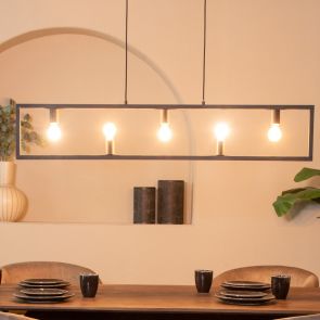 Hanglamp Quadrato 135x10x130 Cm Voorkant