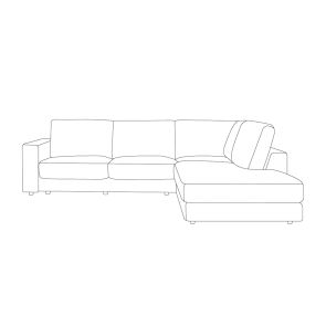 Hoekbank Valero Rechts