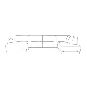 Bank Merido U-vorm Rechts