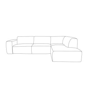 Hoekbank Verona Rechts