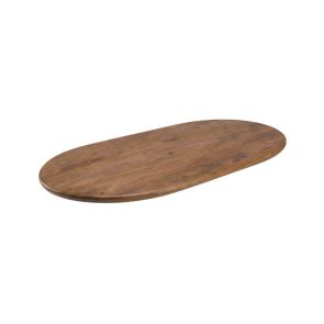 Tafelblad Halve Cirkel Sloppy Edge 160x100 cm
