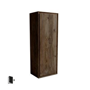 Hoge Kast Nori Rechtsdraaiend 1 Deur 50x35x140 cm