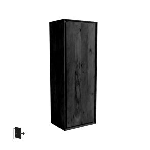Hoge Kast Nori Rechtsdraaiend 1 Deur 50x35x140 cm
