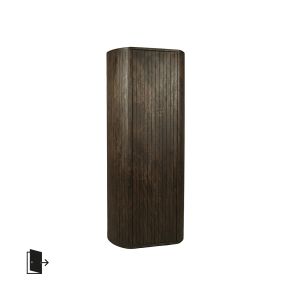 Hoge Kast Miya Rechtsdraaiend 1 Deur 62x35x140 cm