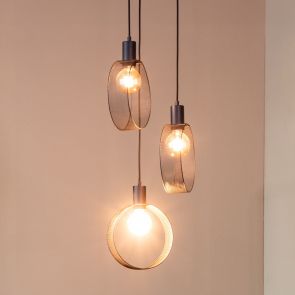 Hanglamp Ronda 3-Lichts 80x30x150 cm