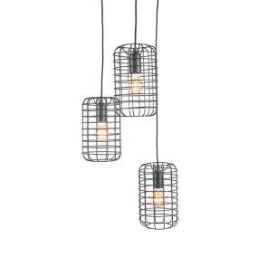 Hanglamp Solido 3-Lichts 32x32x127 cm