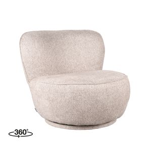 Fauteuil Bunny 90cm Soft Taupe Amazy Setting