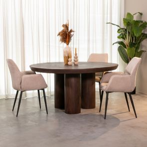 Eettafel Olly 150x150x75 cm
