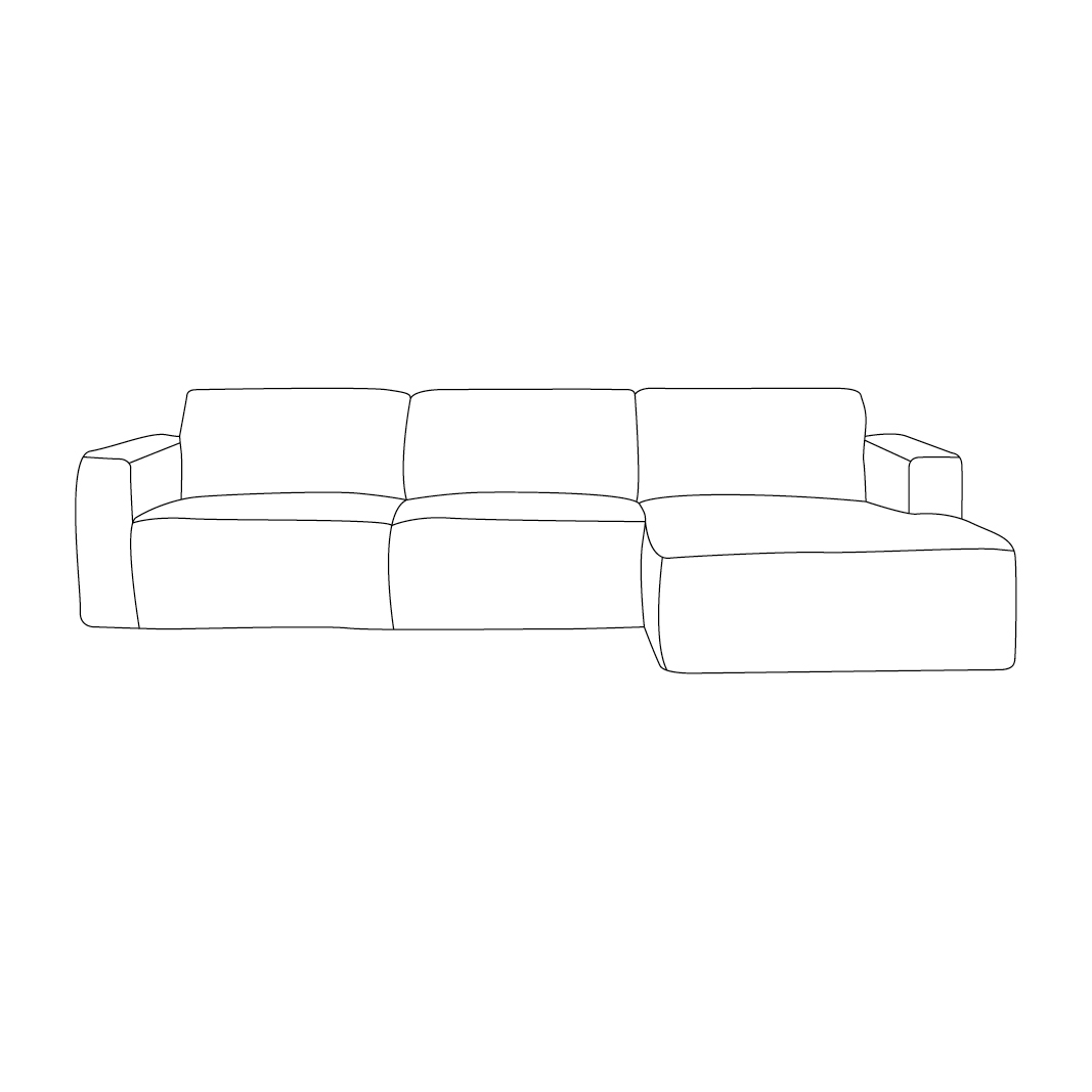 I_Kay - Tresor Retro Taupe 43 - Marron - Geweven - LABEL51