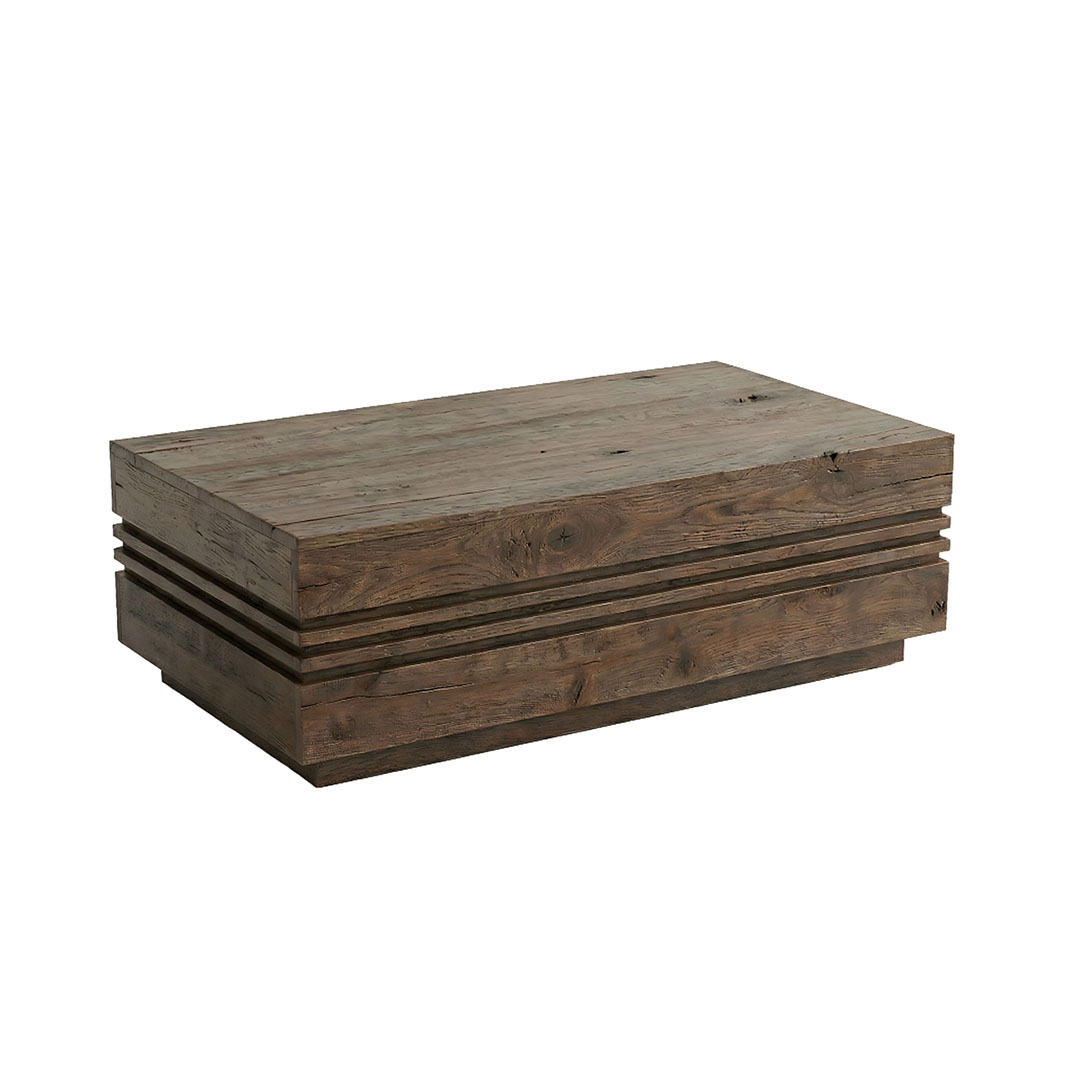 Tables basses I_Notch - Espresso - Marron - Bois de mangue - LABEL51