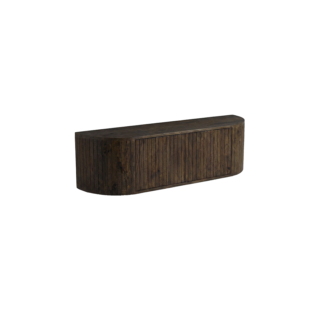 Meubles TV I_Miya - Espresso - Marron - Bois de mangue - LABEL51