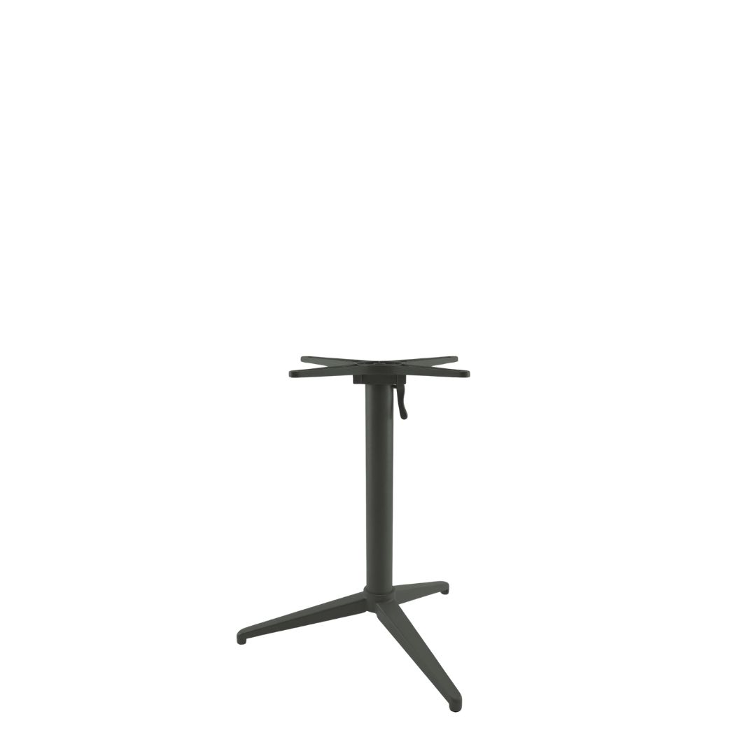 Tables de salle à manger I_Tafelpoot Vouwbaar - Forêt - Vert - Métal - LABEL51