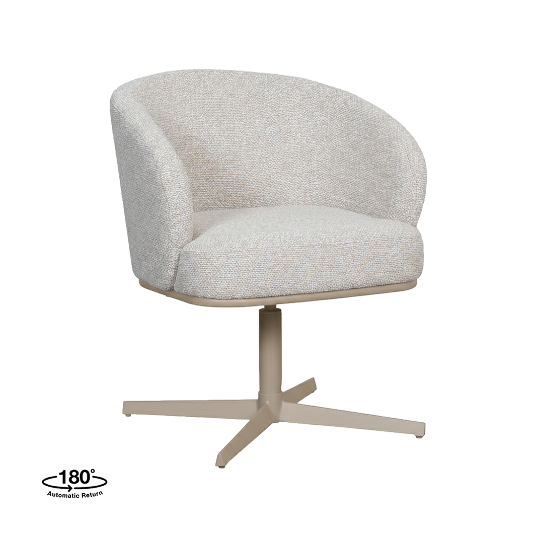 Chaises de salle à manger I_Cannes - Naturel - Boucle - LABEL51