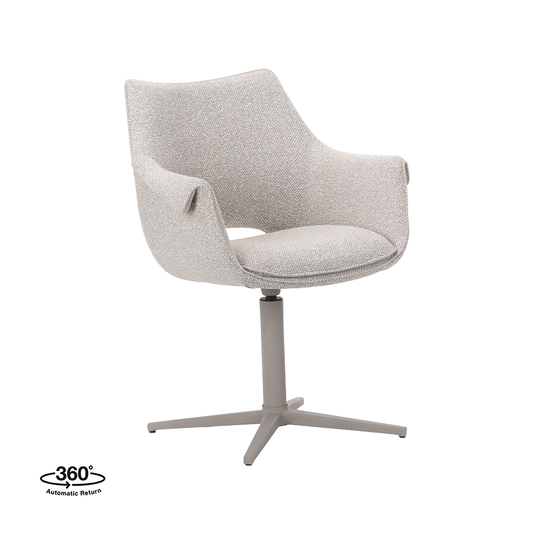 Chaises de salle à manger I_Nozomi - Naturel - Boucle - LABEL51