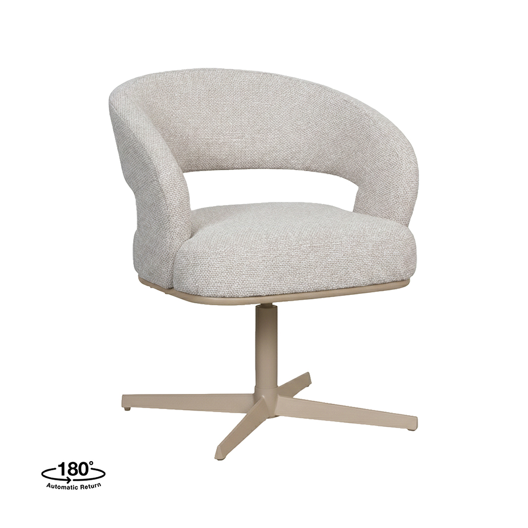 Chaises de salle à manger I_Monaco - Naturel - Boucle - LABEL51