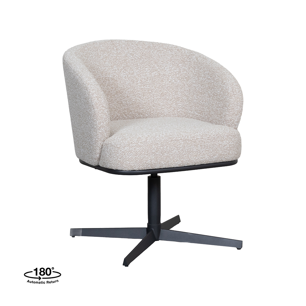 Chaises de salle à manger I_Cannes - Naturel - Boucle - LABEL51