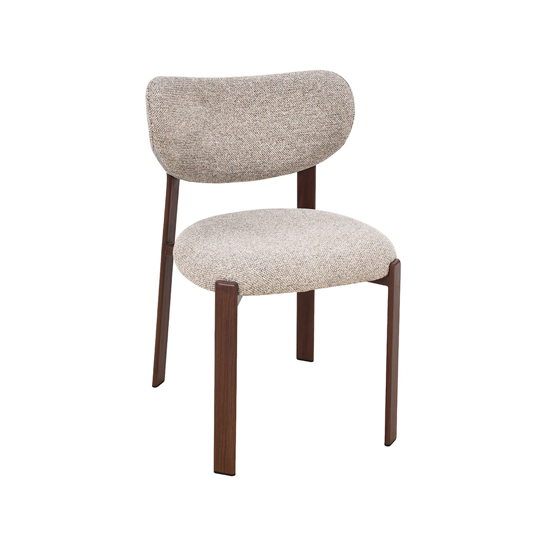 Chaises de salle à manger I_Mika - Beige - Creme - Geweven - LABEL51