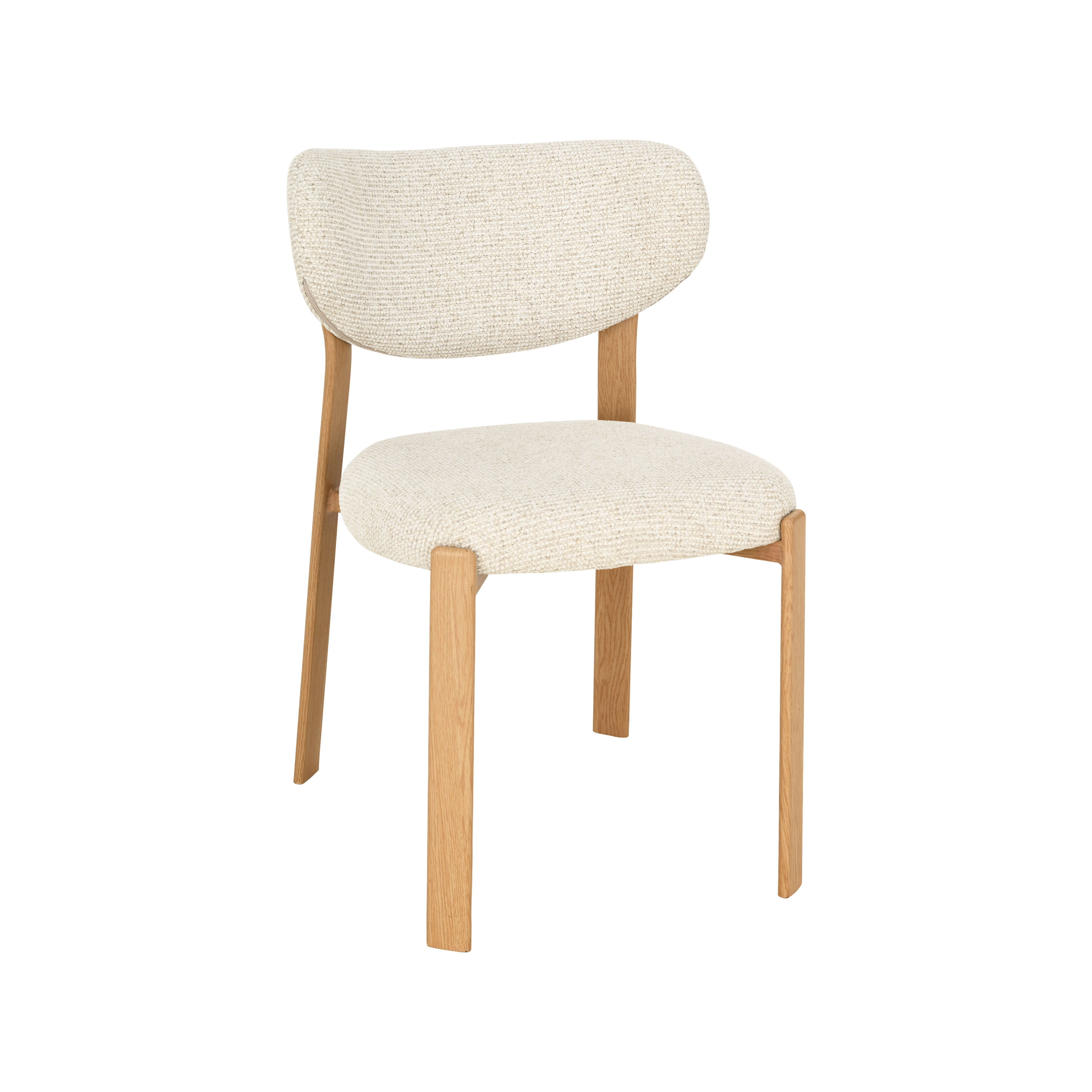 Chaises de salle à manger I_Mika - Naturel - Geweven - LABEL51