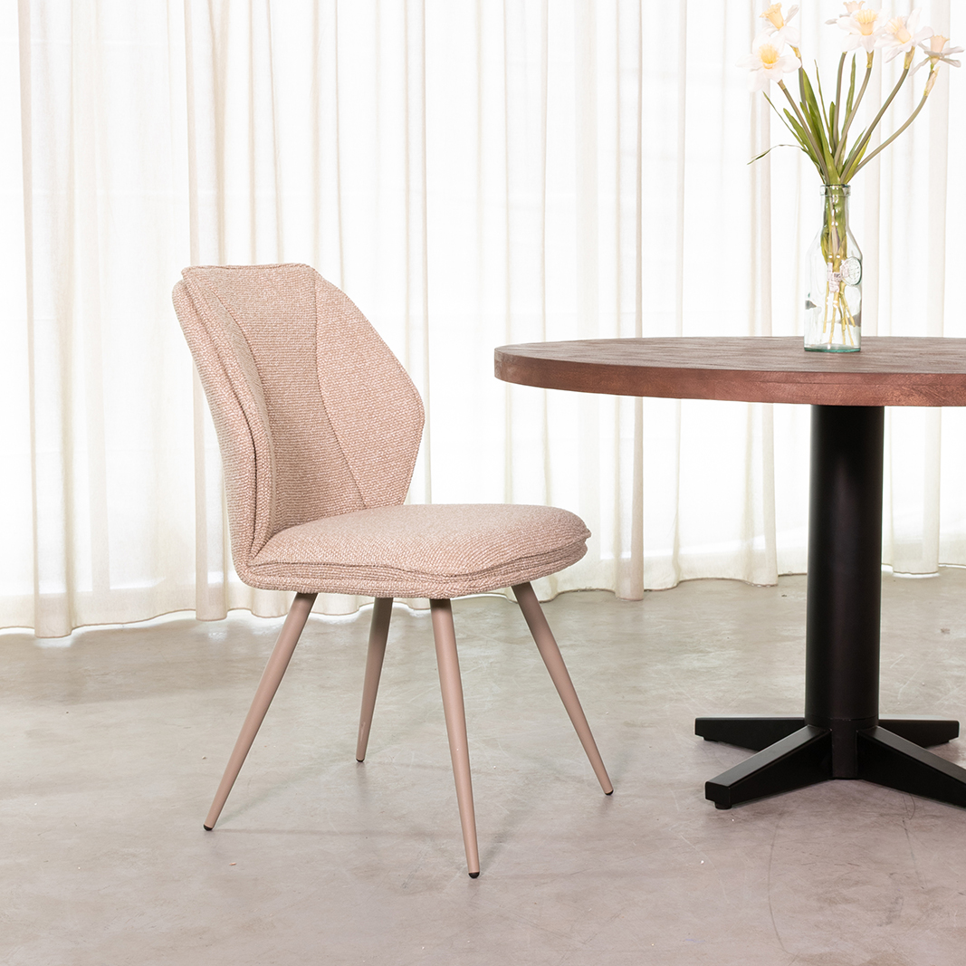 Chaises de salle à manger I_Silvain - Naturel - Boucle - LABEL51