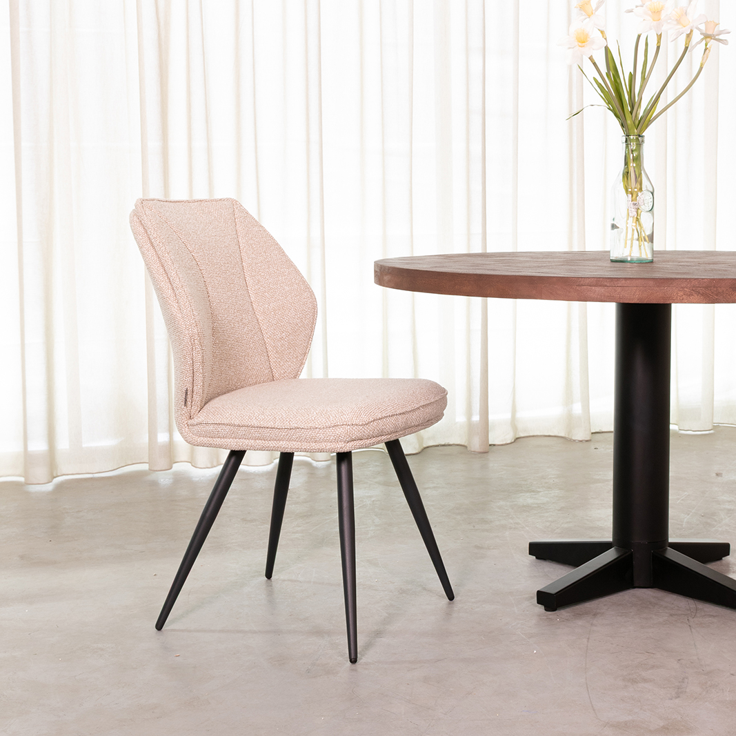 Chaises de salle à manger I_Silvain - Naturel - Boucle - LABEL51