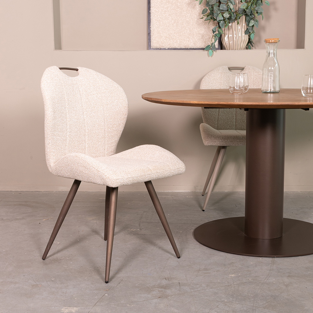 Chaises de salle à manger I_Silly - Naturel - Boucle - LABEL51