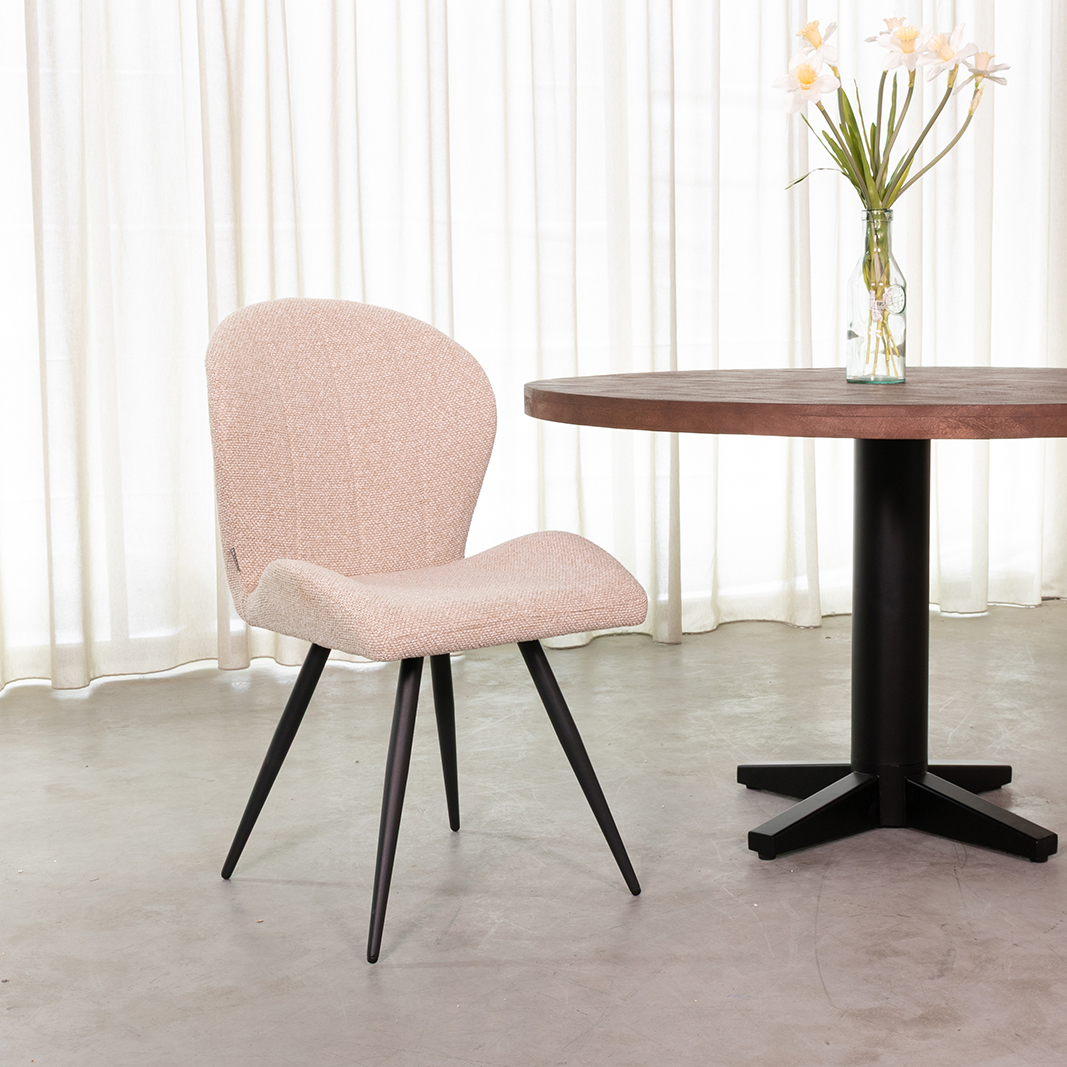 Chaises de salle à manger I_Sil - Naturel - Boucle - LABEL51