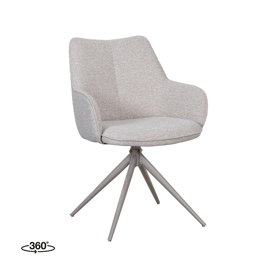 Chaises de salle à manger I_Sawa - Naturel - Boucle - LABEL51