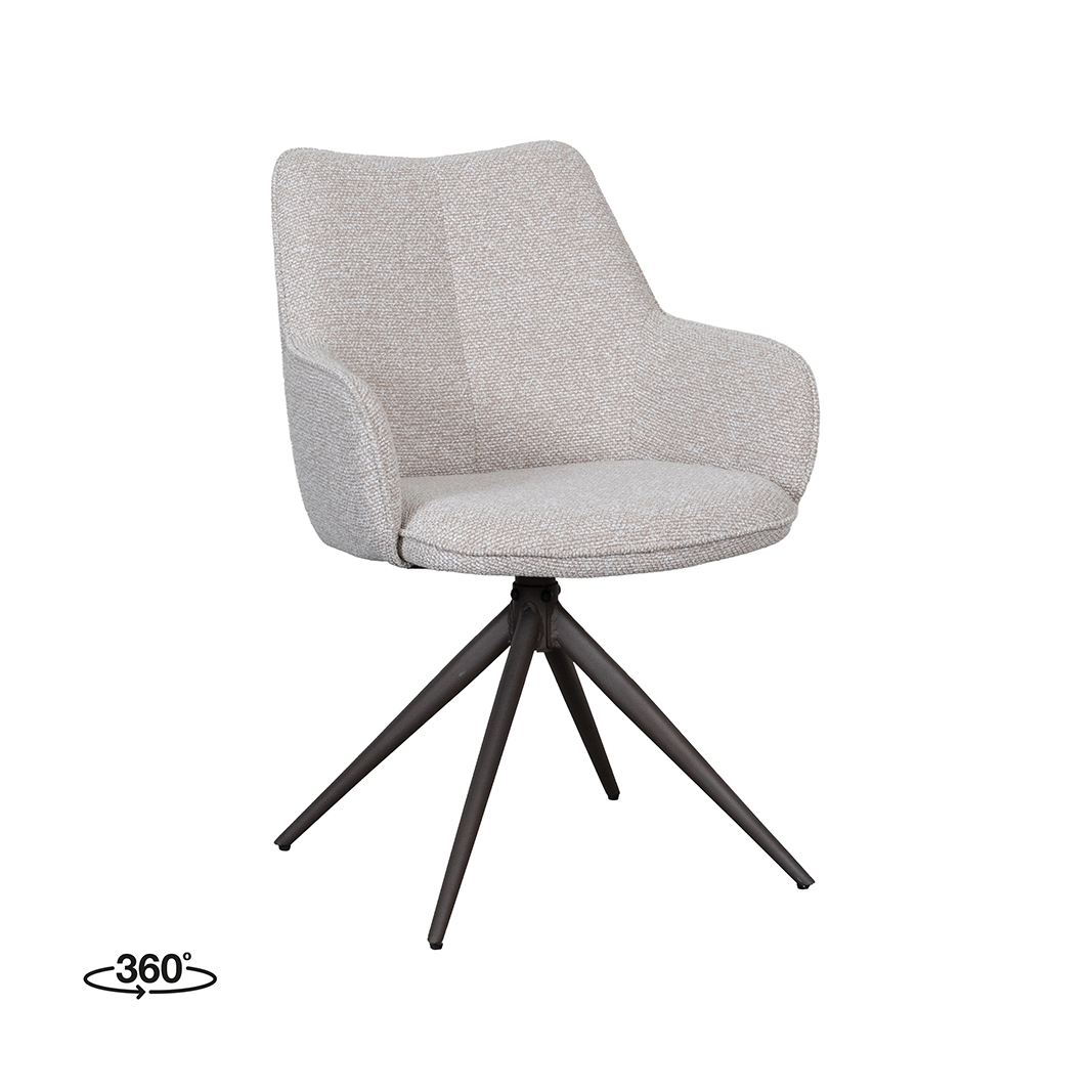 Chaises de salle à manger I_Sawa - Naturel - Boucle - LABEL51