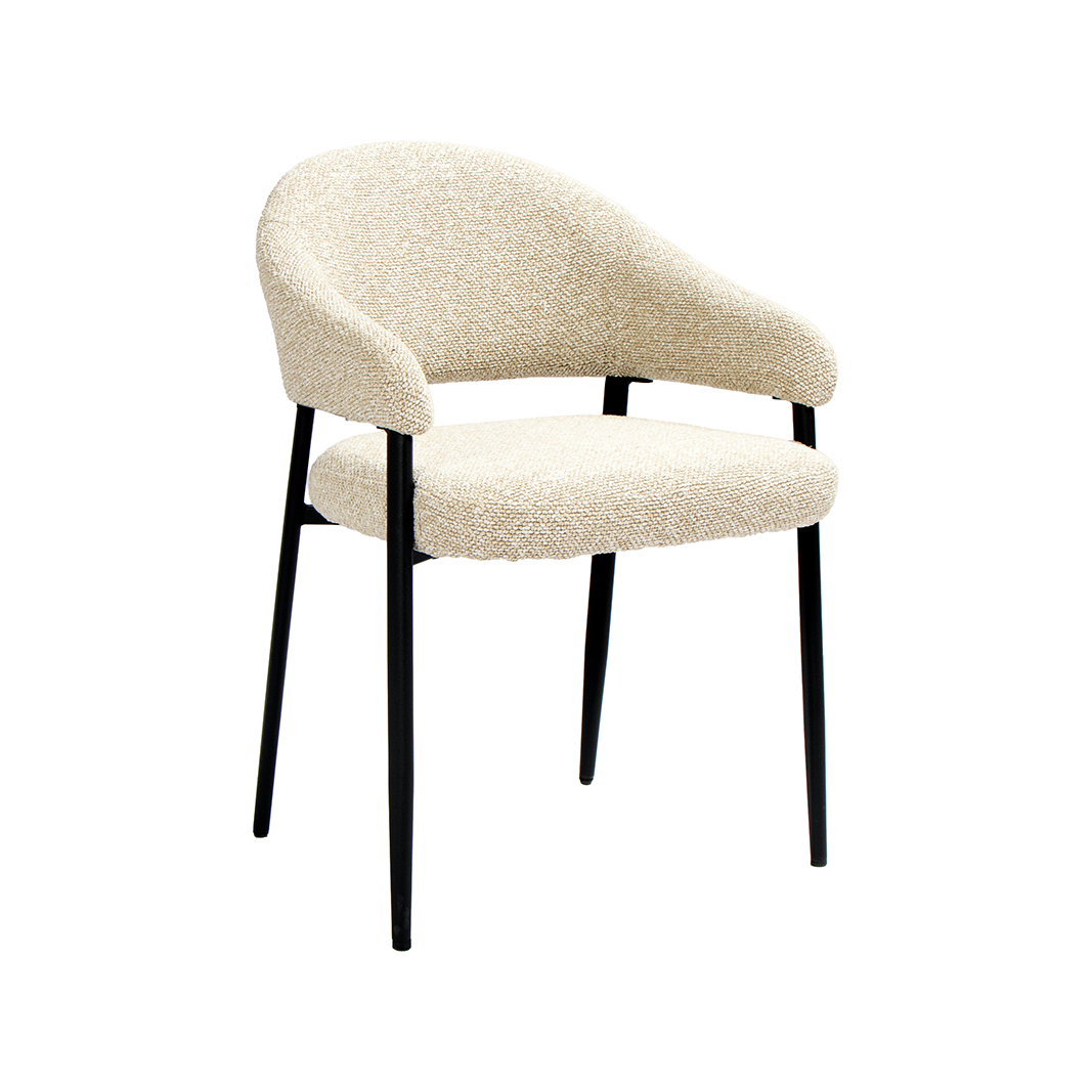 Chaises de salle à manger I_Sora - Naturel - Boucle - LABEL51