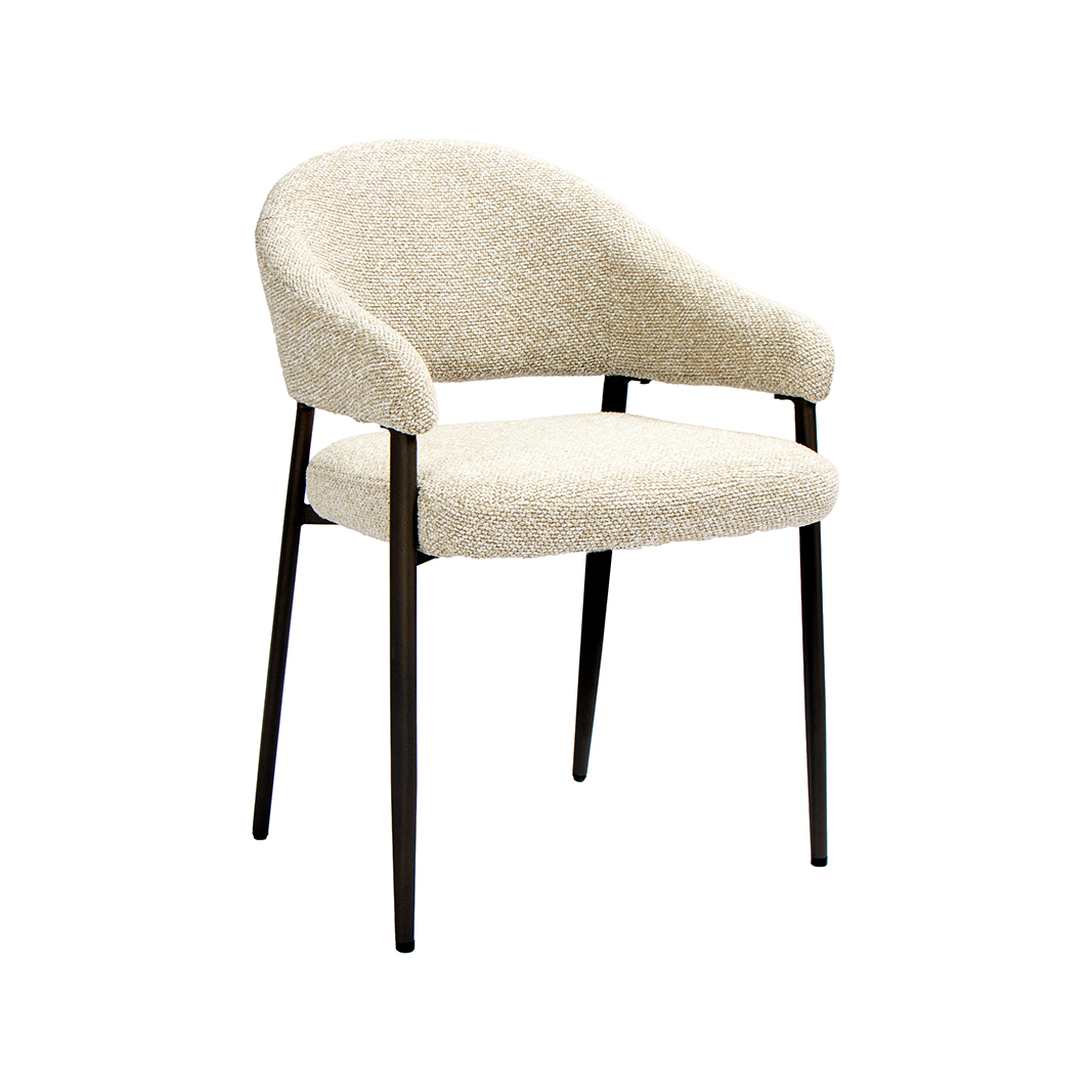 Chaises de salle à manger I_Sora - Naturel - Boucle - LABEL51