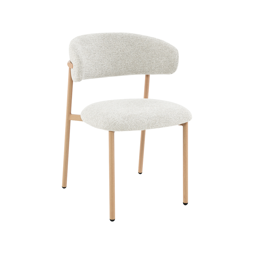 Chaises de salle à manger I_Kaito - Naturel - Geweven - LABEL51
