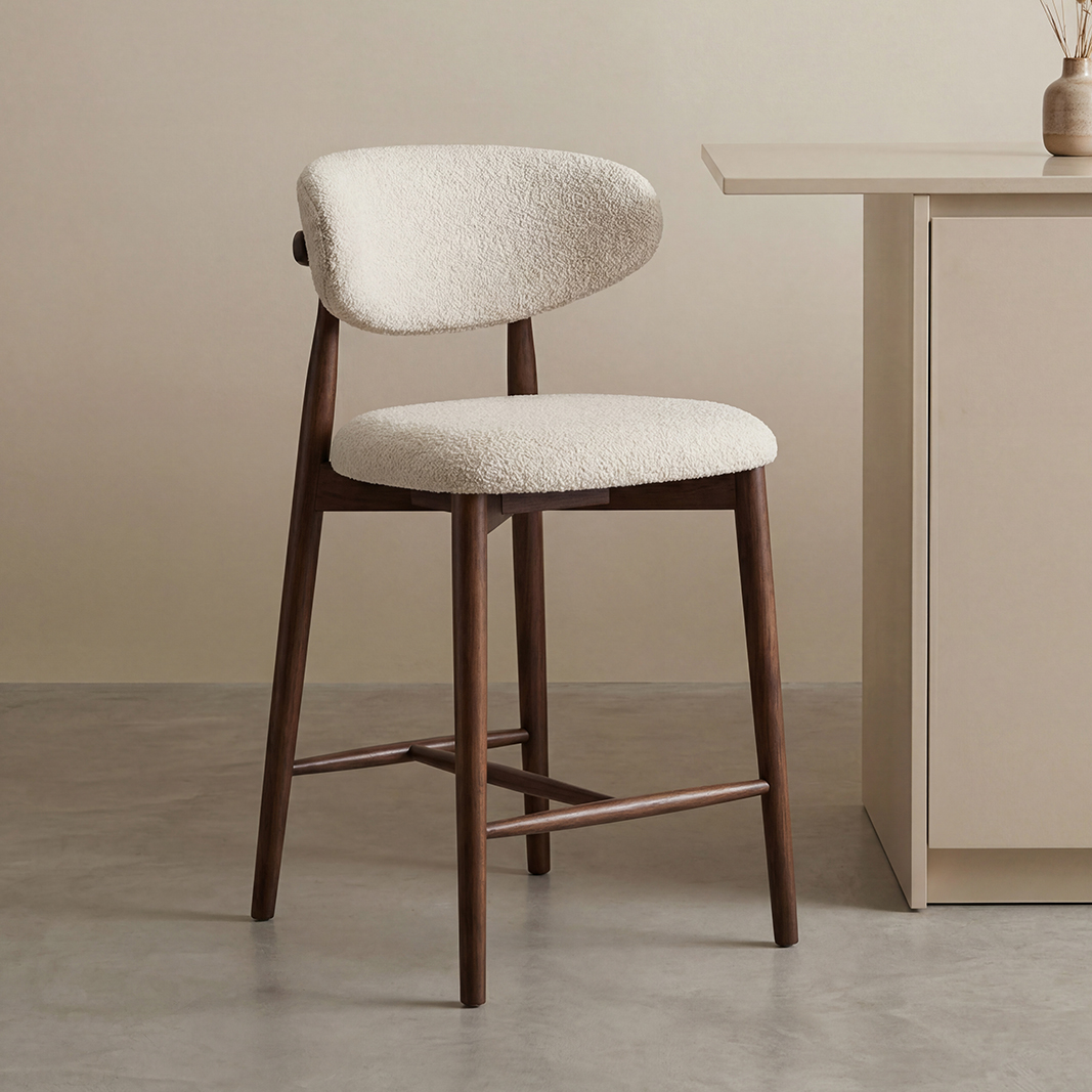 Tabourets de bar I_Kyoto - Naturel - Superb - LABEL51