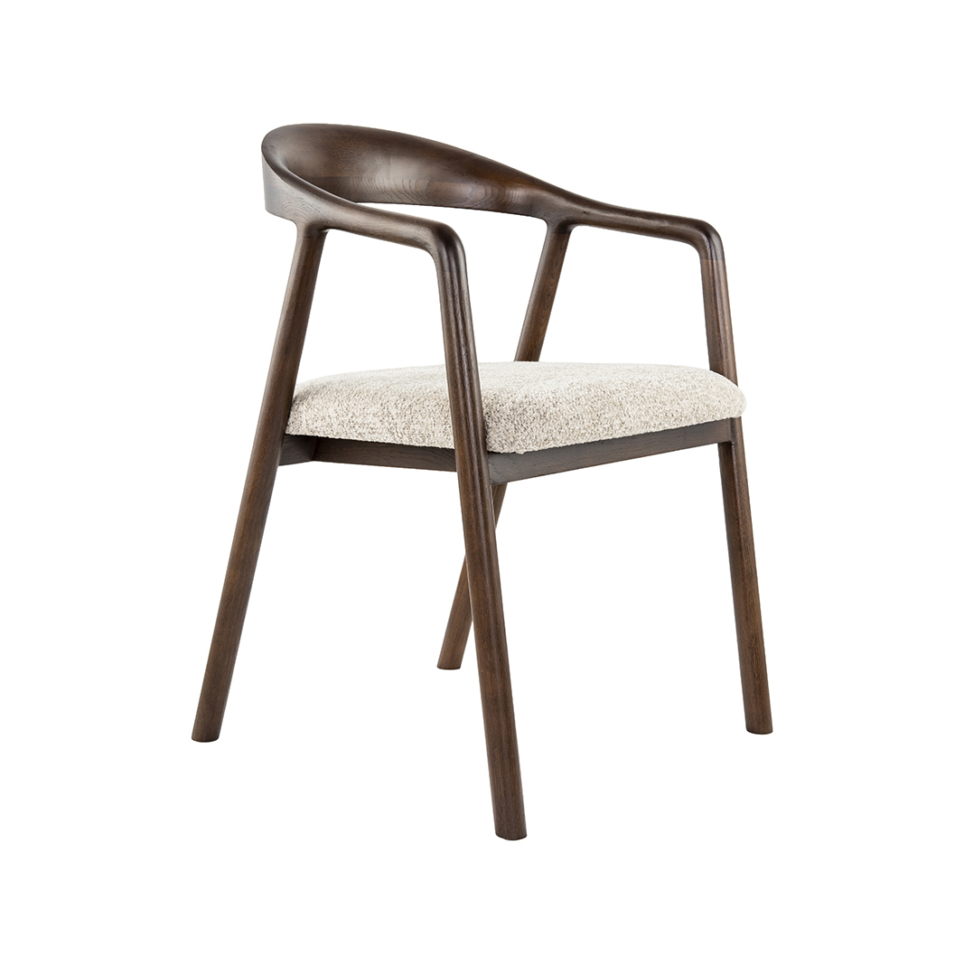 Chaises de salle à manger I_Lone - Beige - Creme - Geweven - LABEL51
