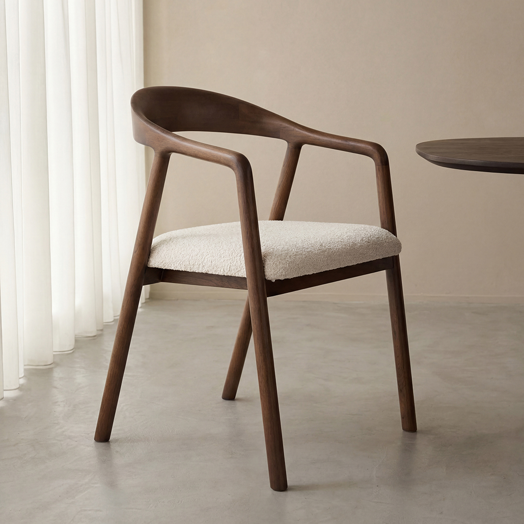 Chaises de salle à manger I_Lone - Naturel - Geweven - LABEL51