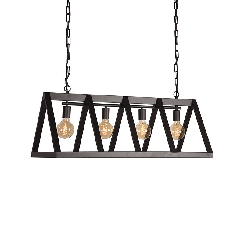 Hanglamp I_Roof - Noir - Métal - Modern - LABEL51