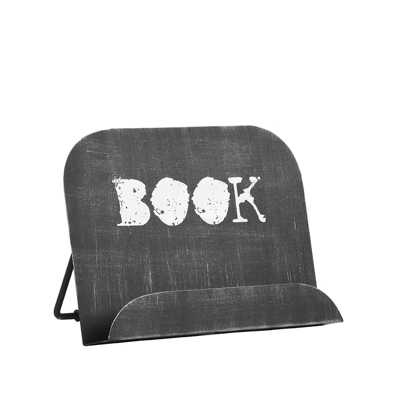 Keukenaccessoire I_Kookboekstandaard - Noir - ZWART - Métal - Industrieel - LABEL51