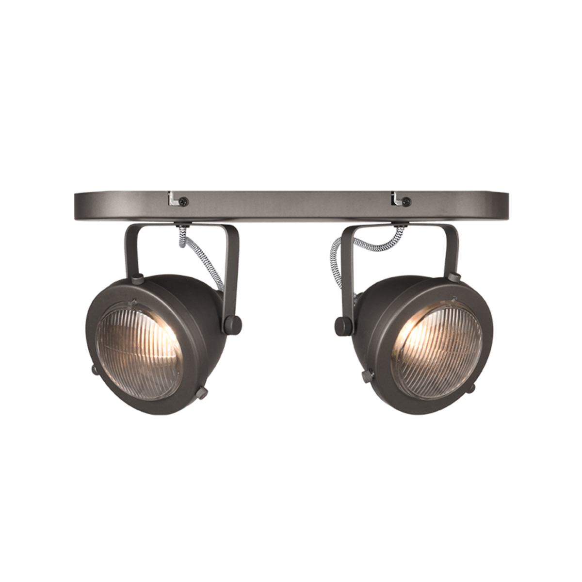 Spot I_Moto - Burned Steel - Gris - - Industrieel - LABEL51