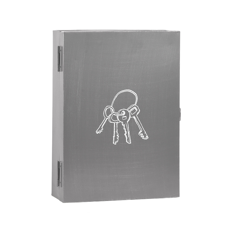 Wanddecoratie I_Sleutelkastje - Gris antique - GRIJS - - Industrieel - LABEL51